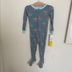 Star Wars Blue and Green Footies One Piece